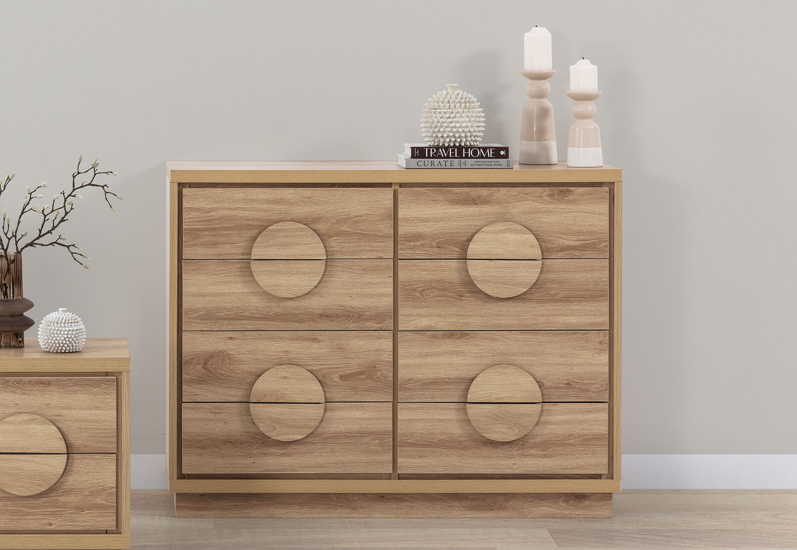 BERNAL - 8 Drawer Dresser BERNAL