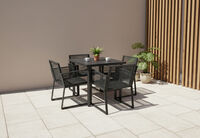 JANIERO - 5 Piece Outdoor Dining Setting JANIERO