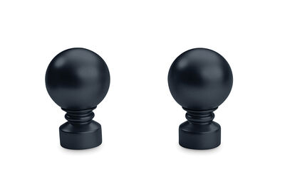 BALL FINIAL - Ball Rod End to Fit 28mm Rod Set