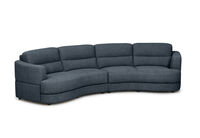 ELISEO FABRIC - 4 Seater Curved Sofa ELISEO FABRIC