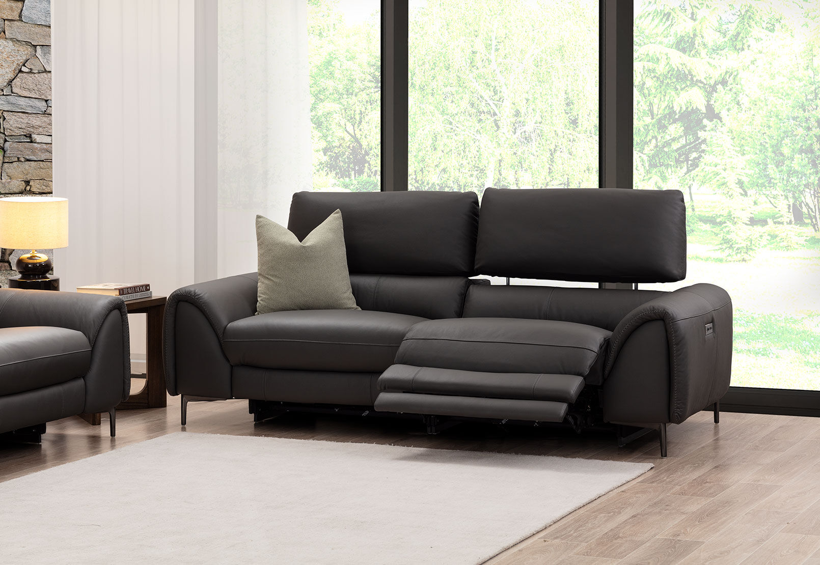 DOMINICO LEATHER - 2.5 Seater Electric Recliners DOMINICO LEATHER