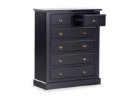 CHRYSTELLE - 6 Drawer Tall Chest CHRYSTELLE