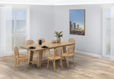 MALIK - 7 Piece Dining Suite with Toulouse Dining Chairs