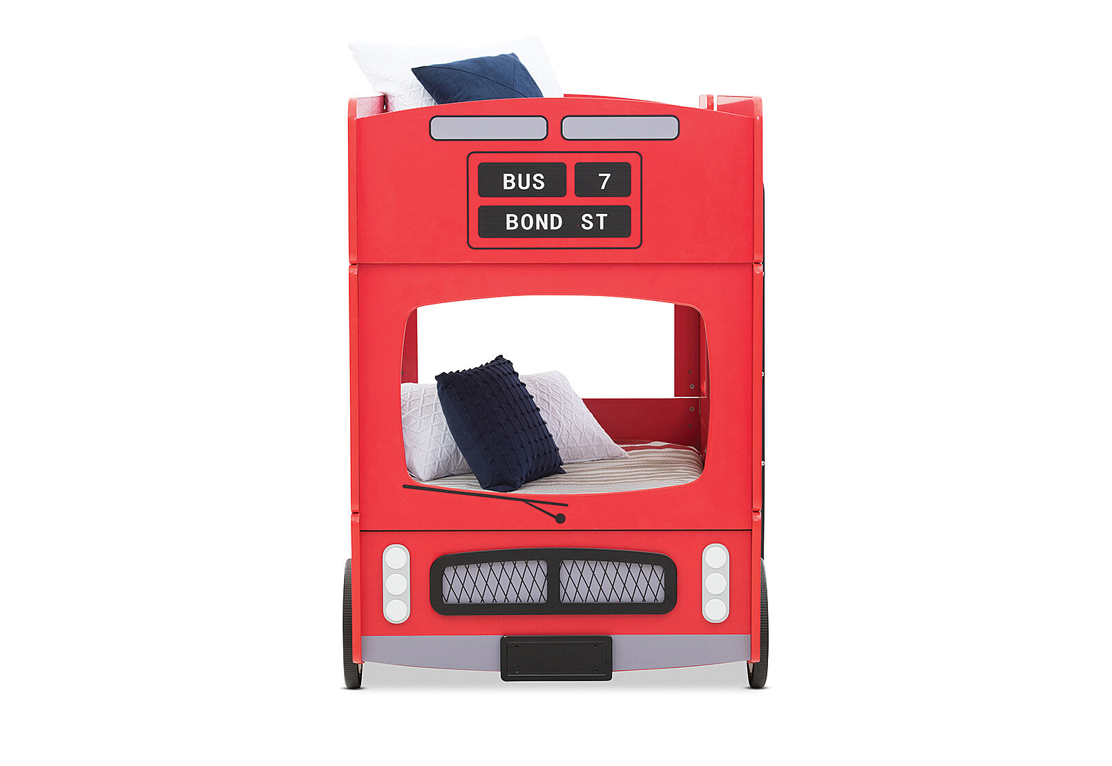 RED LONDON BUS Bunk Bed Amart Furniture