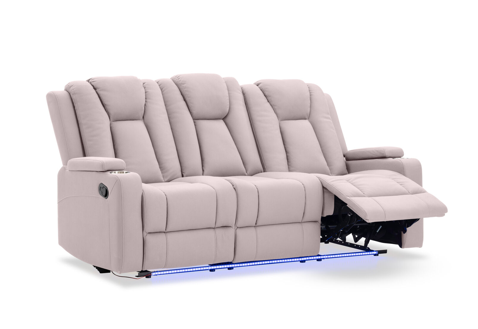 TRAVIS FABRIC - 3 Seater with Recliners TRAVIS FABRIC