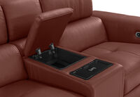 SINATRA LEATHER - Media 2 Seater with Inbuilt Electric Recliners SINATRA LEATHER