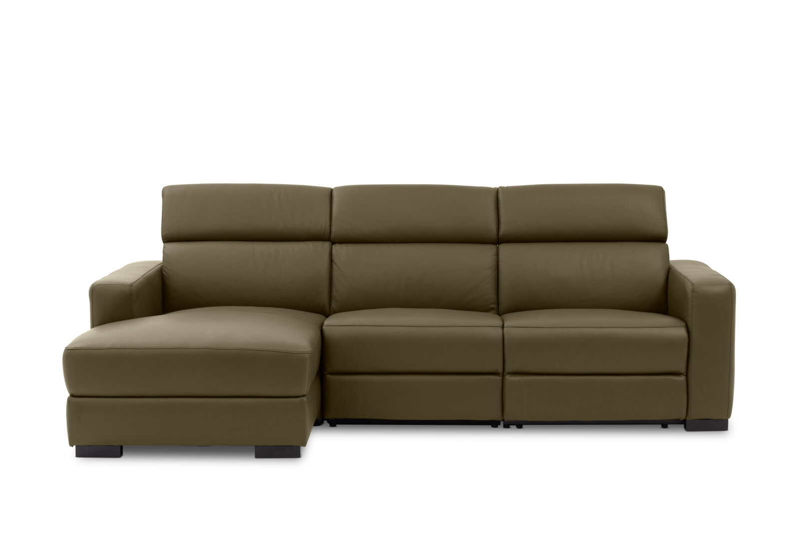 DAMIAN LEATHER - 3 Seater Sofa with LHF Chaise DAMIAN LEATHER