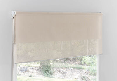 DUSK - Duo Roller Blind - Blockout & Sheer 240 x 240cm