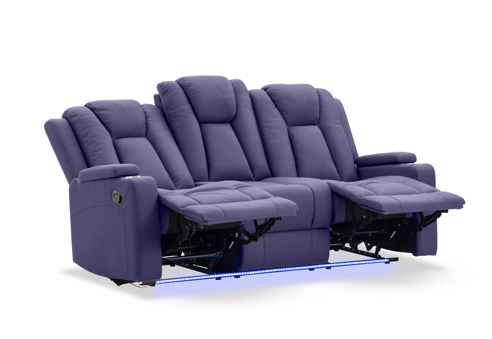 TRAVIS FABRIC - 3 Seater with Recliners TRAVIS FABRIC