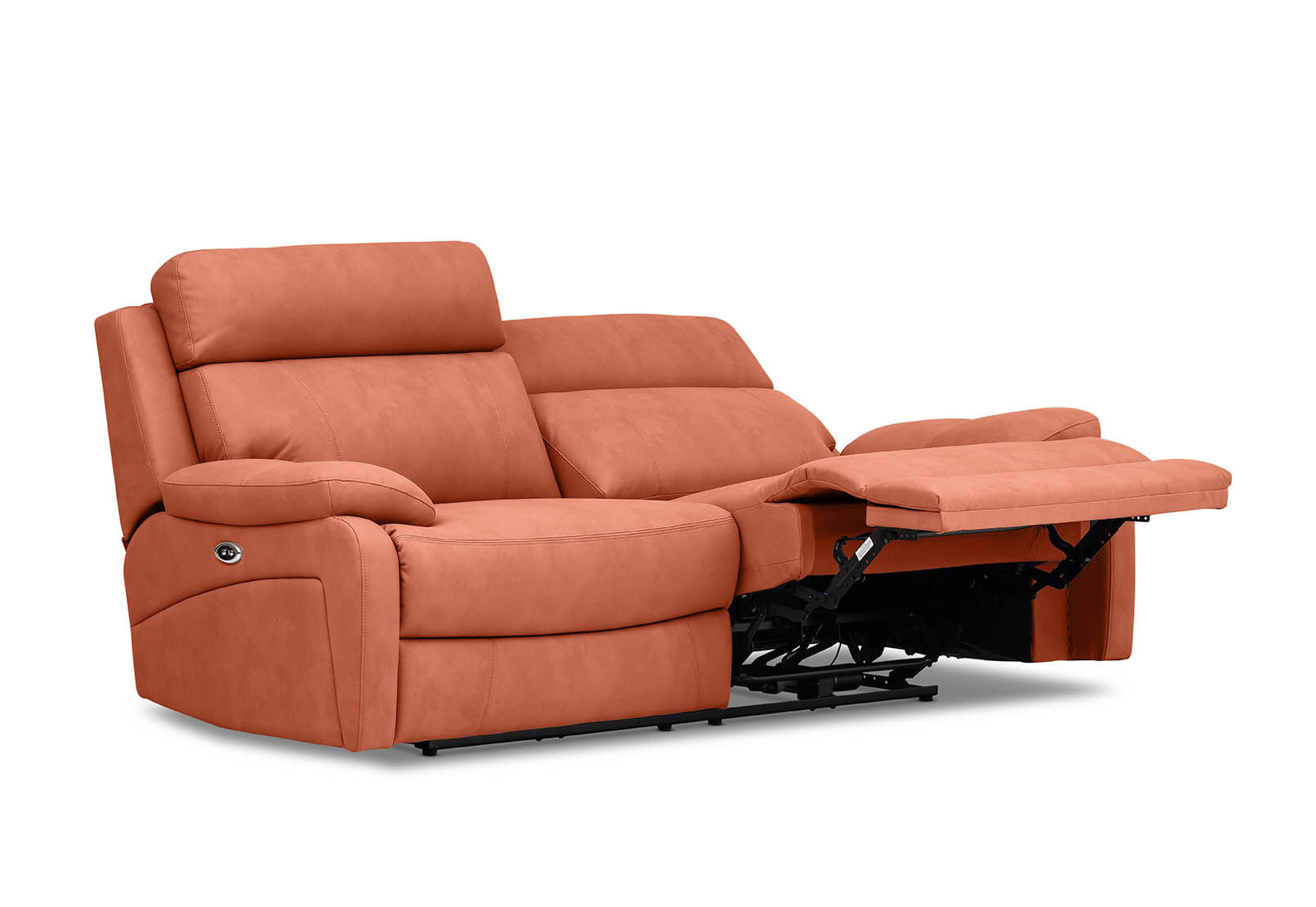 LYNCOLN - Fabric 2.5 Seat Sofa with Inbuilt Electric Recliners LYNCOLN