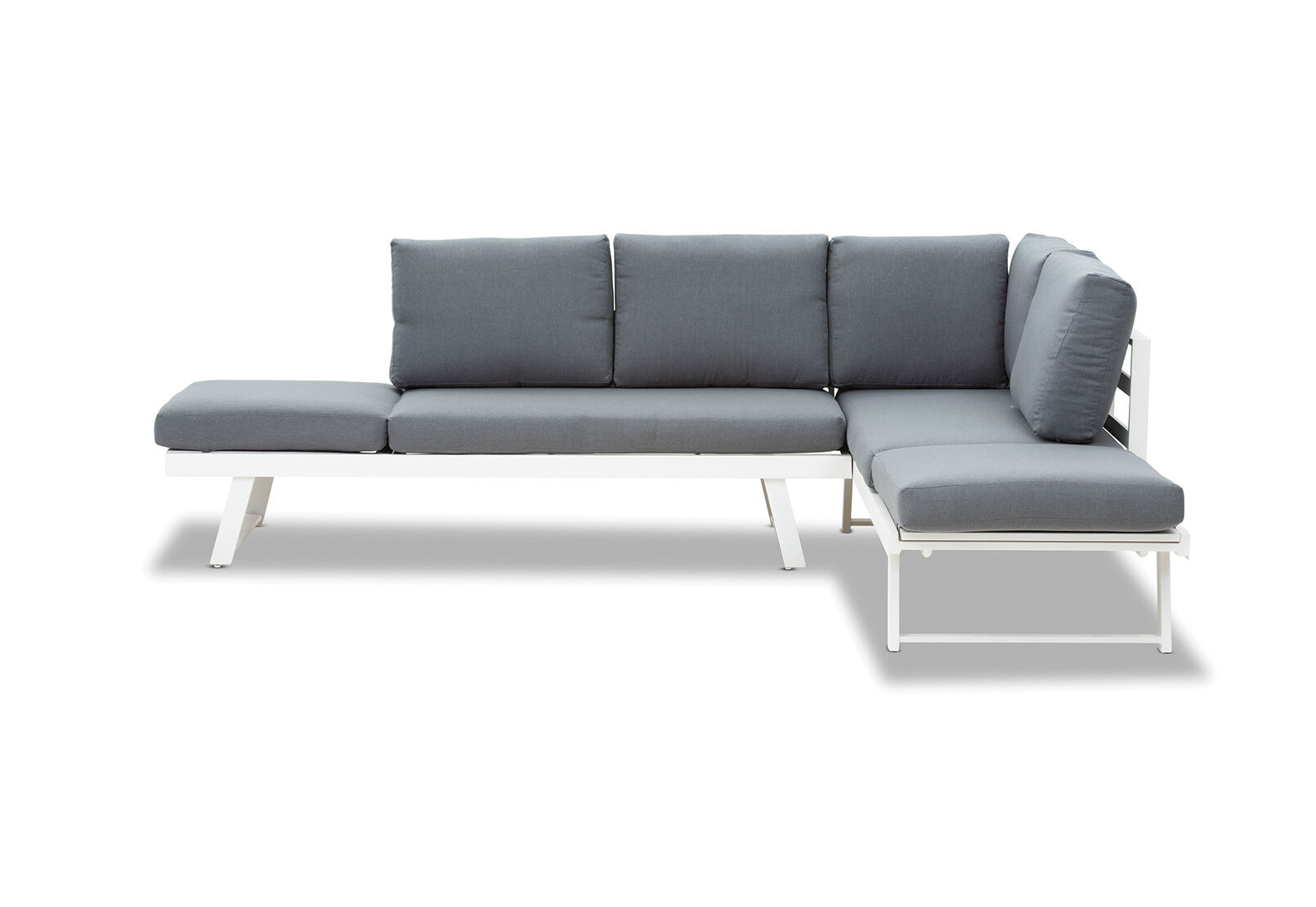 white isla 3 piece outdoor lounge setting amart furniture