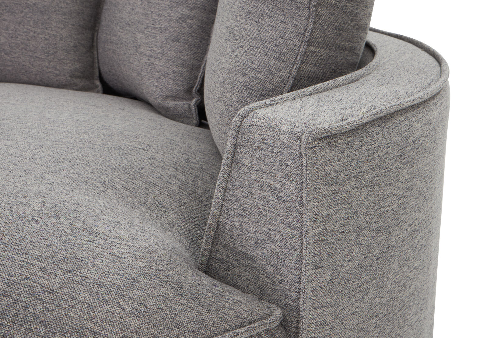 TALA FABRIC - RHF Curved Chaise TALA FABRIC