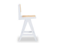 BAYLE - White Set of 2 Stools BAYLE
