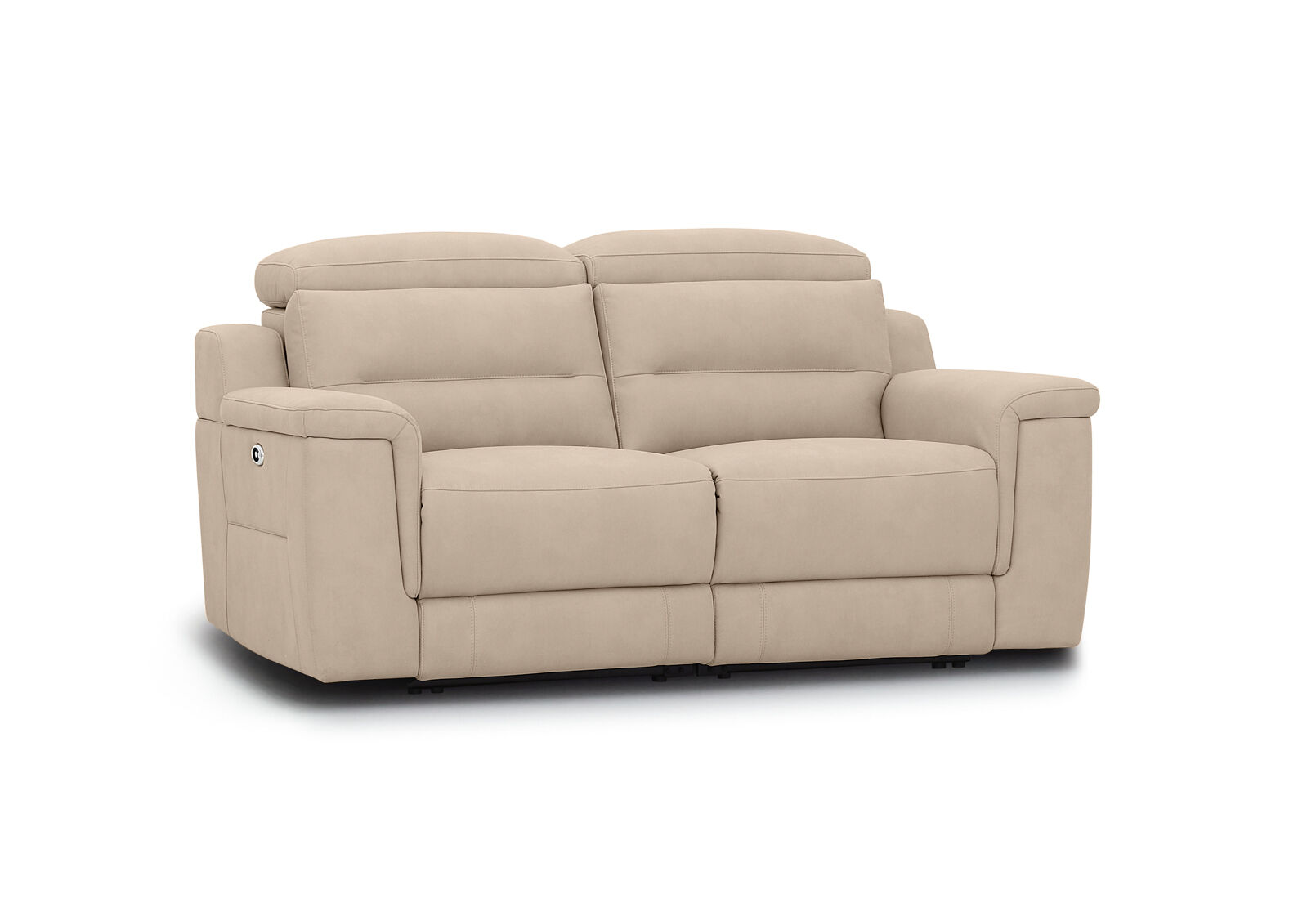 JEFFRIES FABRIC - 2 Seater Electric Recliners JEFFRIES FABRIC