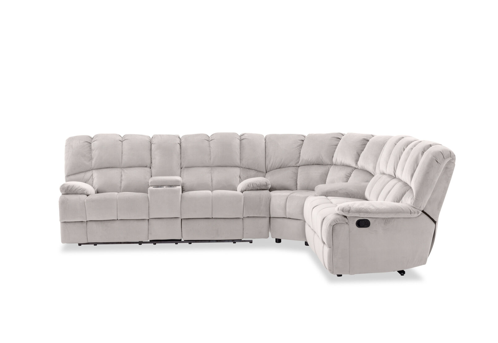 LEBRON FABRIC - Corner with Recliners LEBRON FABRIC