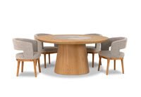 TAKESHI - 7 Piece Dining Suite with Godric Dining Chairs TAKESHI