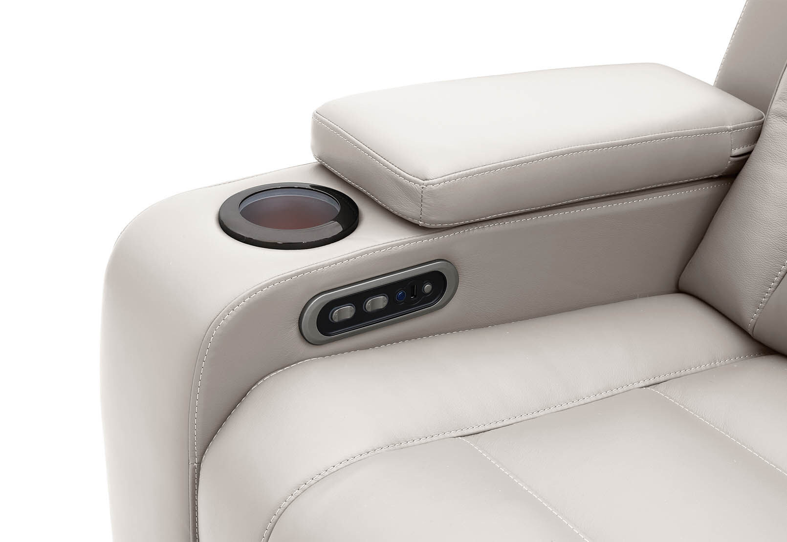 SENTINAL MK2 LEATHER - 4 Piece Corner with LHF Console SENTINAL MK2 LEATHER