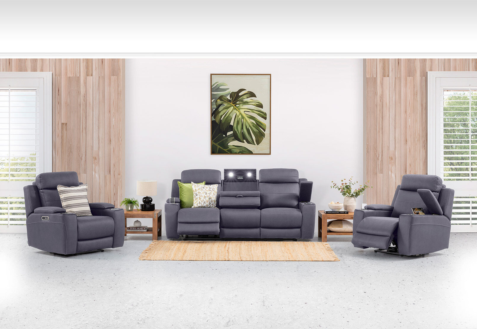 ALEXIOS - 3 Seater with Electric Recliner ALEXIOS