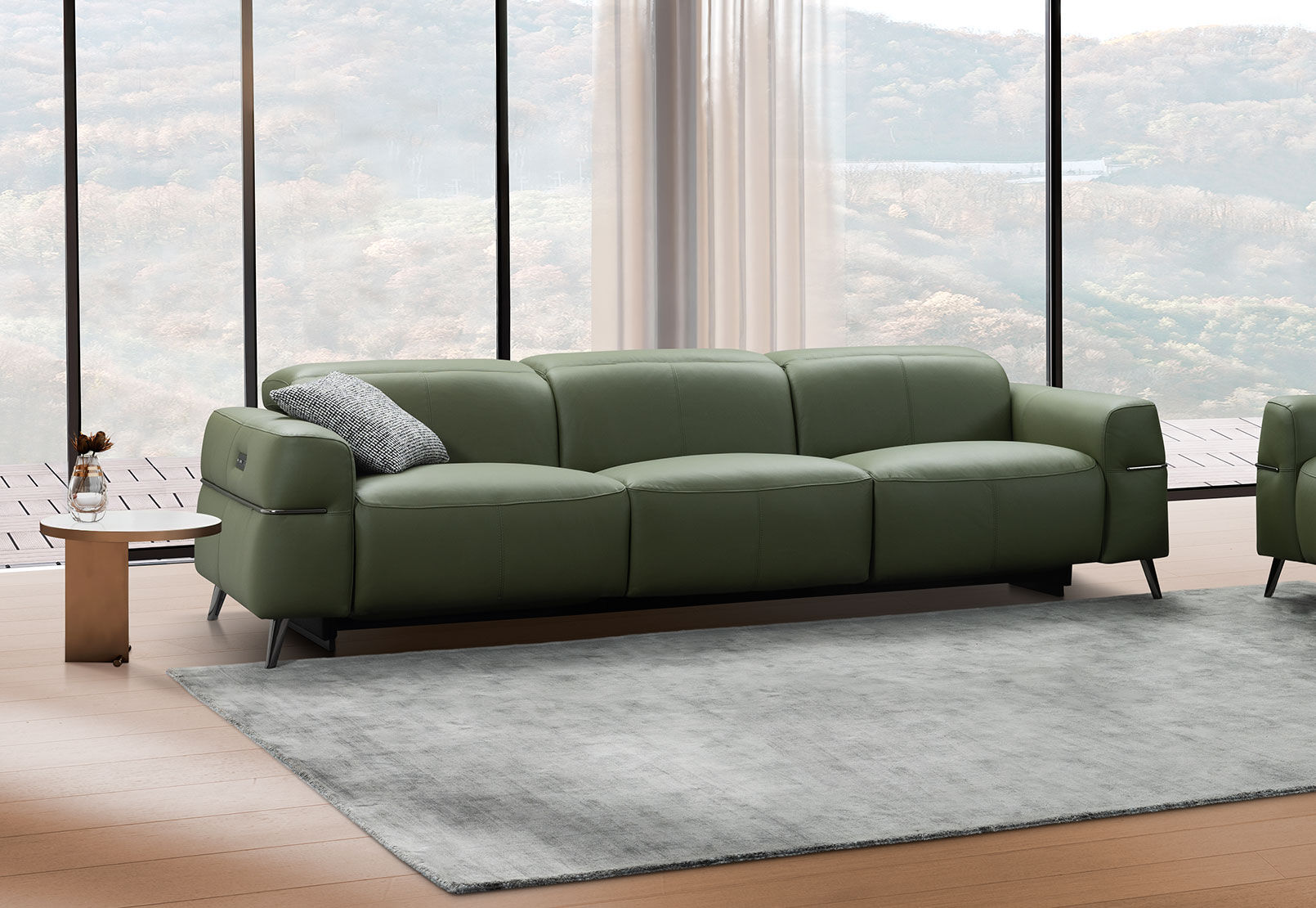 SERAFINI LEATHER - 3.5 Seater Electric Recliners Leather SERAFINI LEATHER