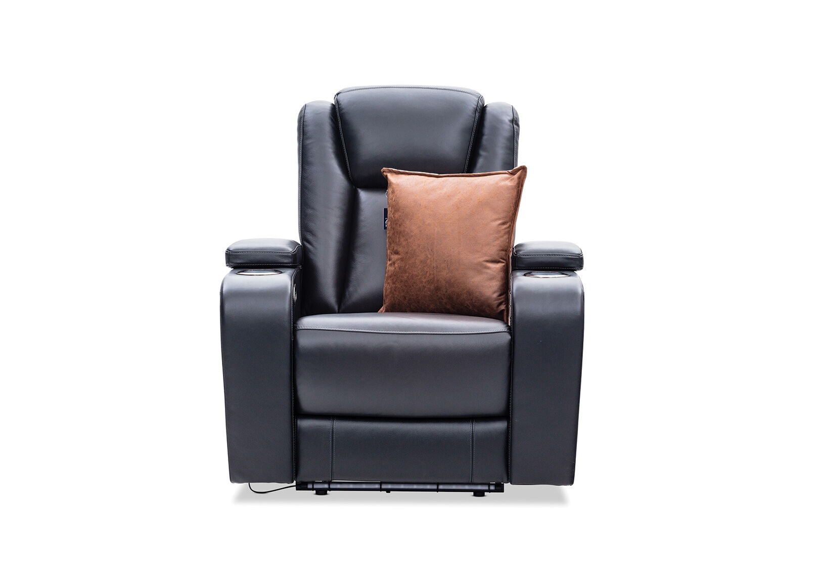 BLACK VULCAN Leather Electric Recliner