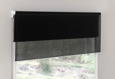 DUSK - Duo Roller Blind - Blockout & Sheer 90 x 240cm