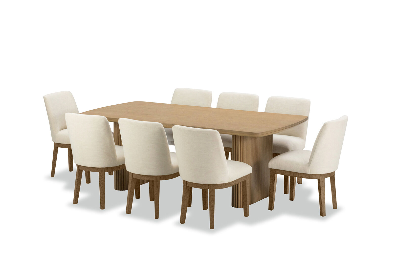 MIRAN - 9 Piece 2100 Dining Suite with Cora Chairs MIRAN