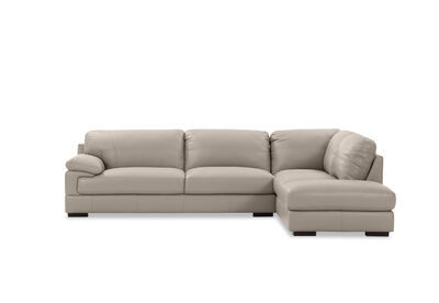 CANDACE LEATHER - Corner RHF Chaise