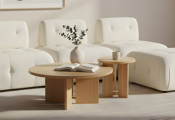 OLIVIER - Set of 2 Coffee Tables