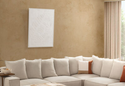 WHITE LEAVES - Wall Art