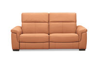 LUCIANO - Leather 2.5 Seater Sofa with 2 Electric Recliners LUCIANO