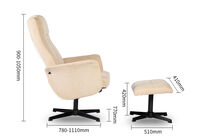 PEREZ - Swivel Accent Chair PEREZ