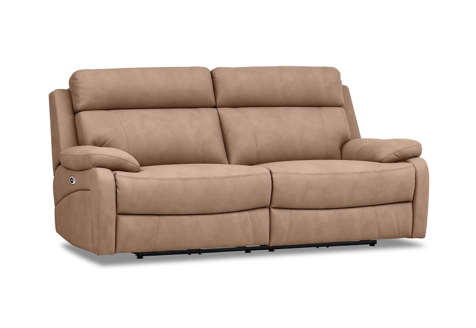 LYNCOLN - Fabric 2.5 Seat Sofa with Inbuilt Electric Recliners LYNCOLN