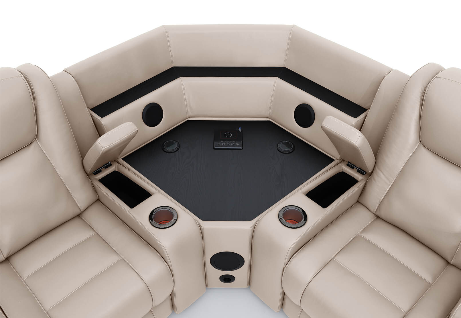 SENTINAL MK2 LEATHER - 5 Piece Corner with RHF 3 Seater SENTINAL MK2 LEATHER
