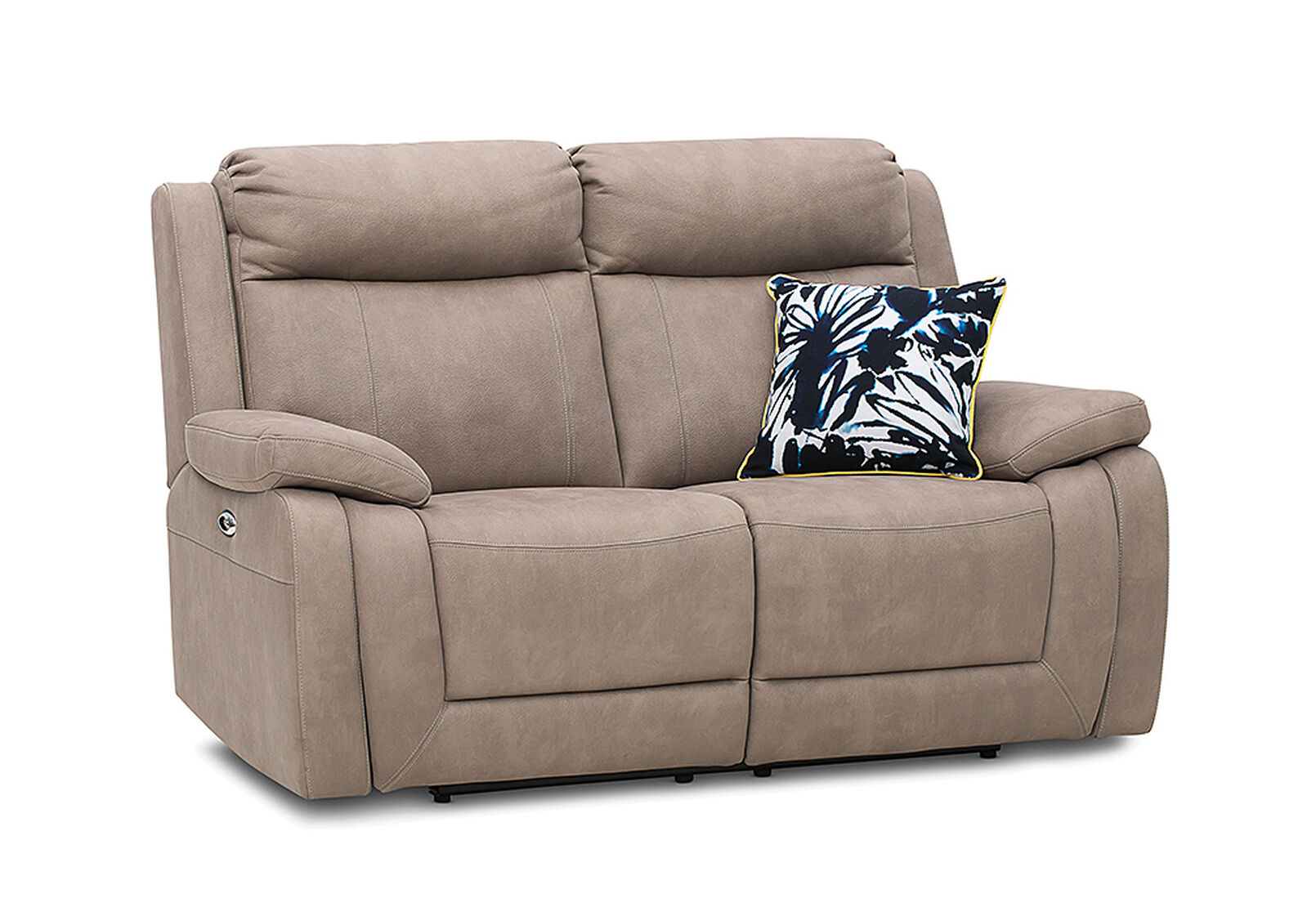 SAN MARCO - Fabric 2 Seater Sofa with Electric Recliners SAN MARCO