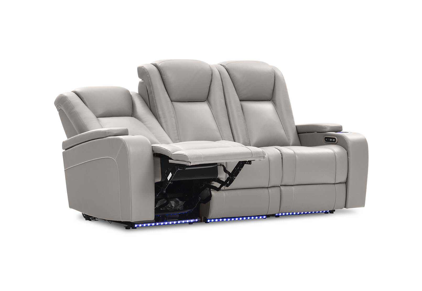 SENTINAL MK2 LEATHER - 3 Seater with 2 Electric Recliners SENTINAL MK2 LEATHER