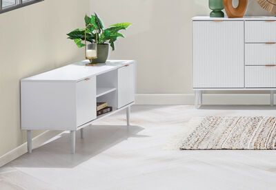 HENSLEY - White Entertainment Unit