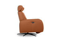 ALDRICH LEATHER - Swivel Electric Recliner ALDRICH LEATHER