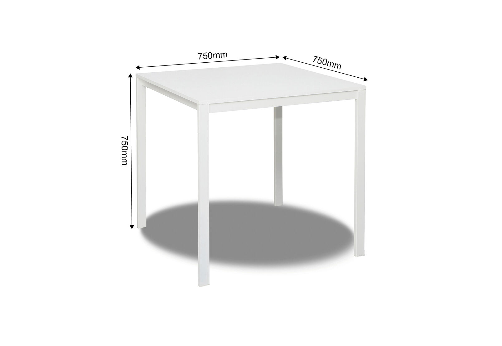 EXMOUTH - 750 Square Dining Table EXMOUTH