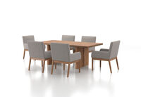 SORVINO - 7 Piece Dining Suite with Lazarus Dining Chairs SORVINO