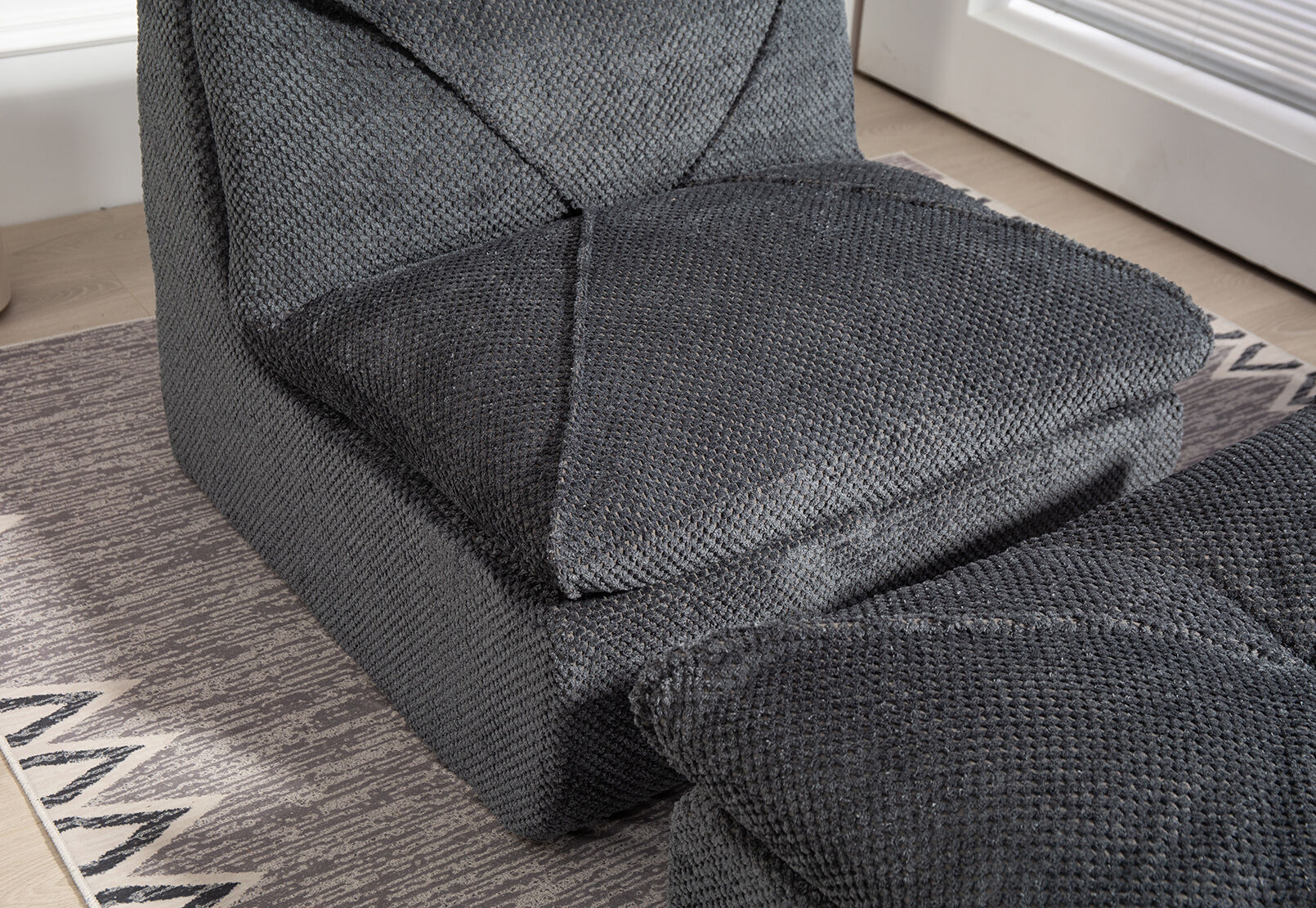 BRADLEY - Accent Chair and Ottoman BRADLEY