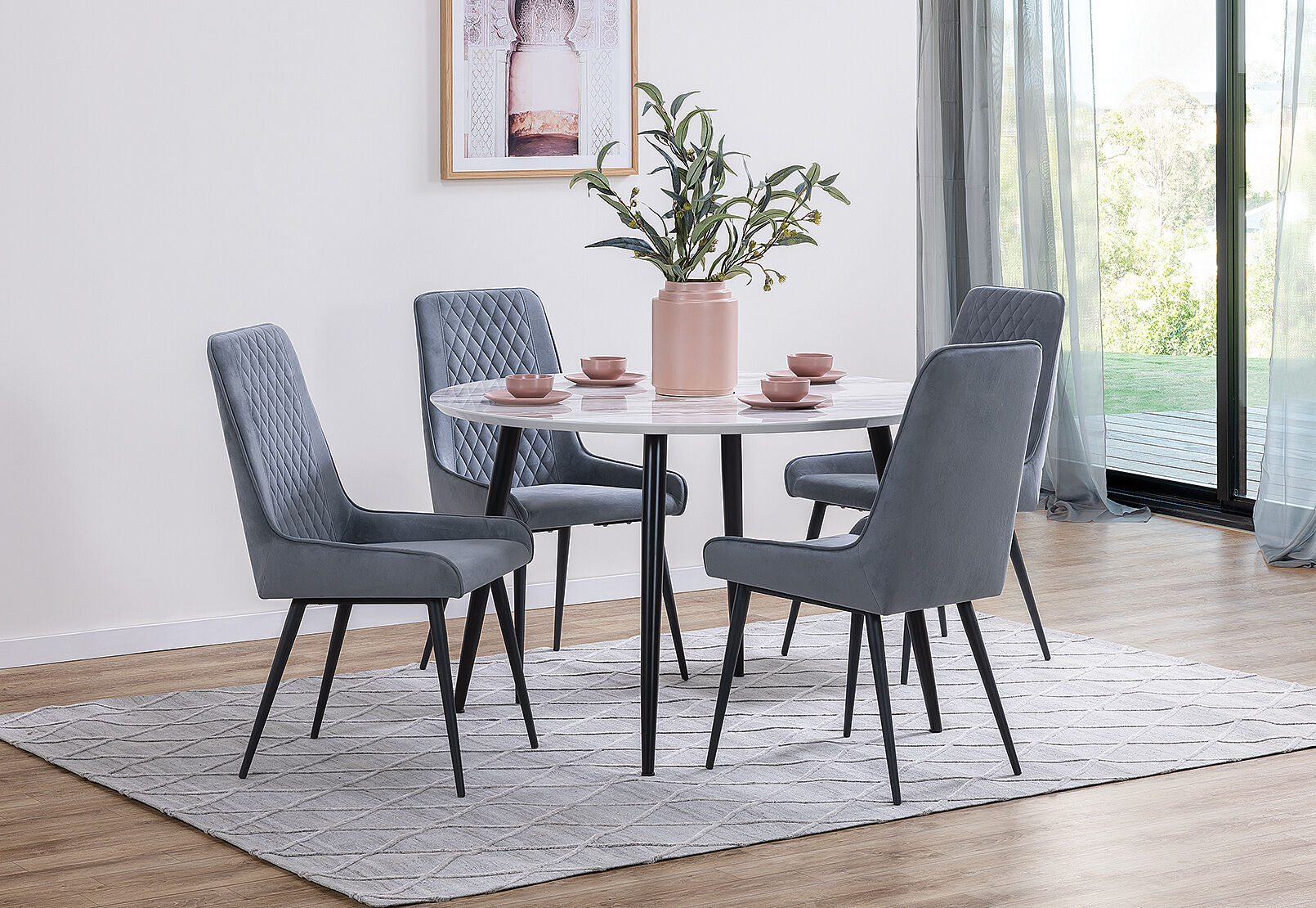 Amart dining deals chairs