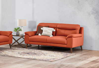 CASPIAN - Leather 3 Seat Sofa