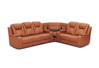 SENTINAL MK2 LEATHER - 5 Piece Corner with LHF 3 Seater SENTINAL MK2 LEATHER