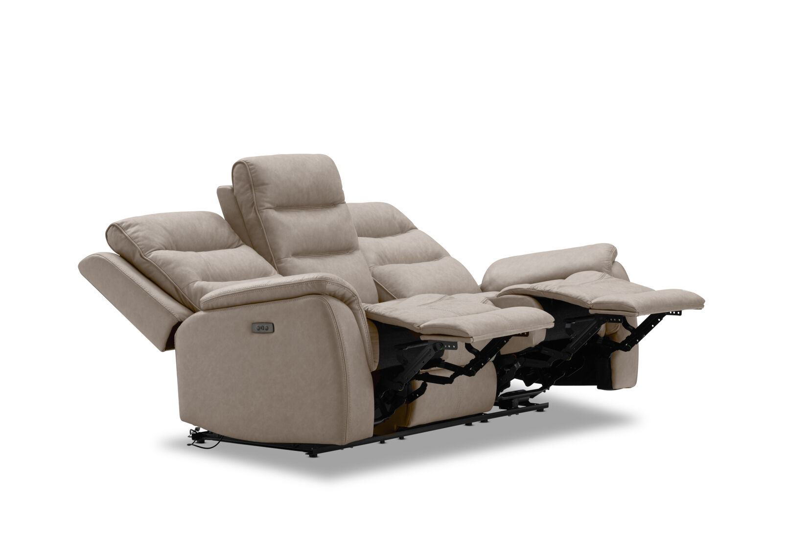 NADAL FABRIC - 3 Seater Sofa with 2 Electric Recliners NADAL FABRIC
