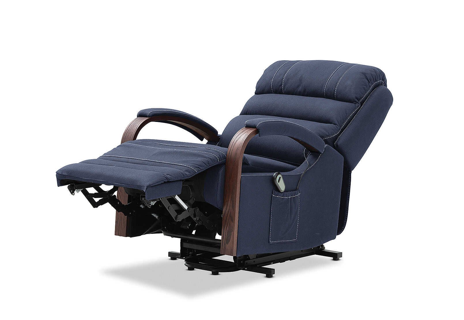 NAVY ELDRIDGE Fabric Electric Lift Chair