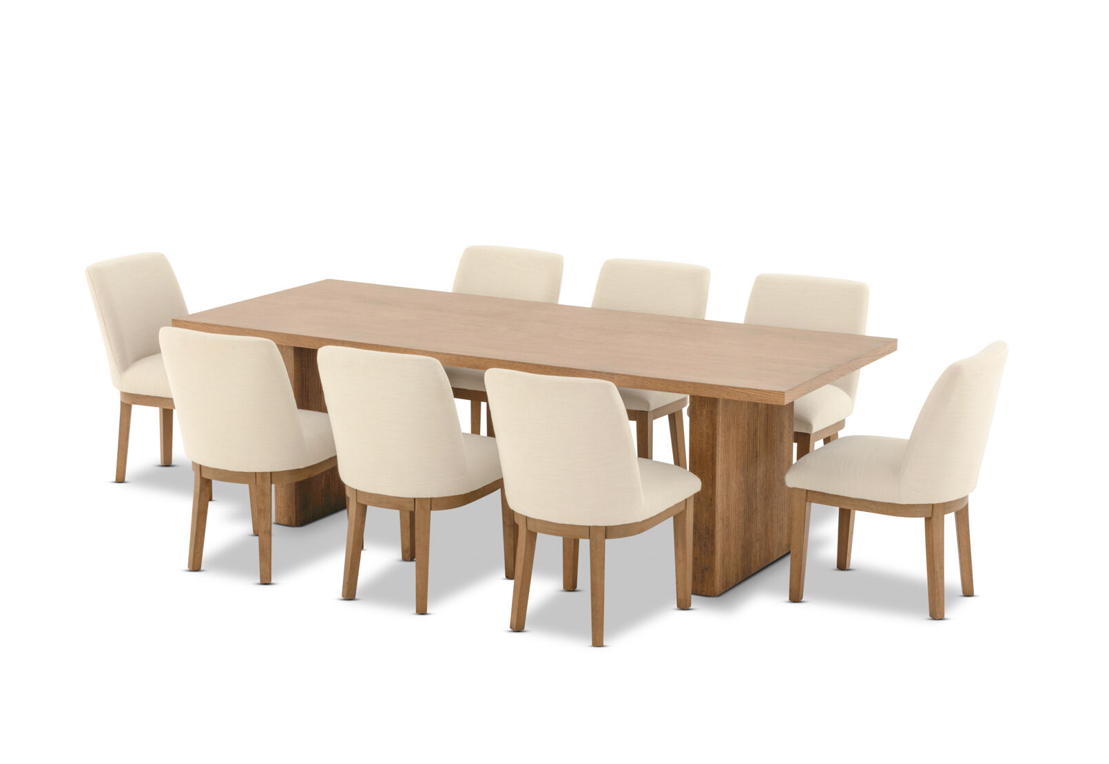 THORIN - 9 Piece Suite with Cora Dining Chairs THORIN