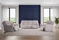 BRAVORA FABRIC - 2 Seater Sofa Electric Recliner with Console BRAVORA FABRIC