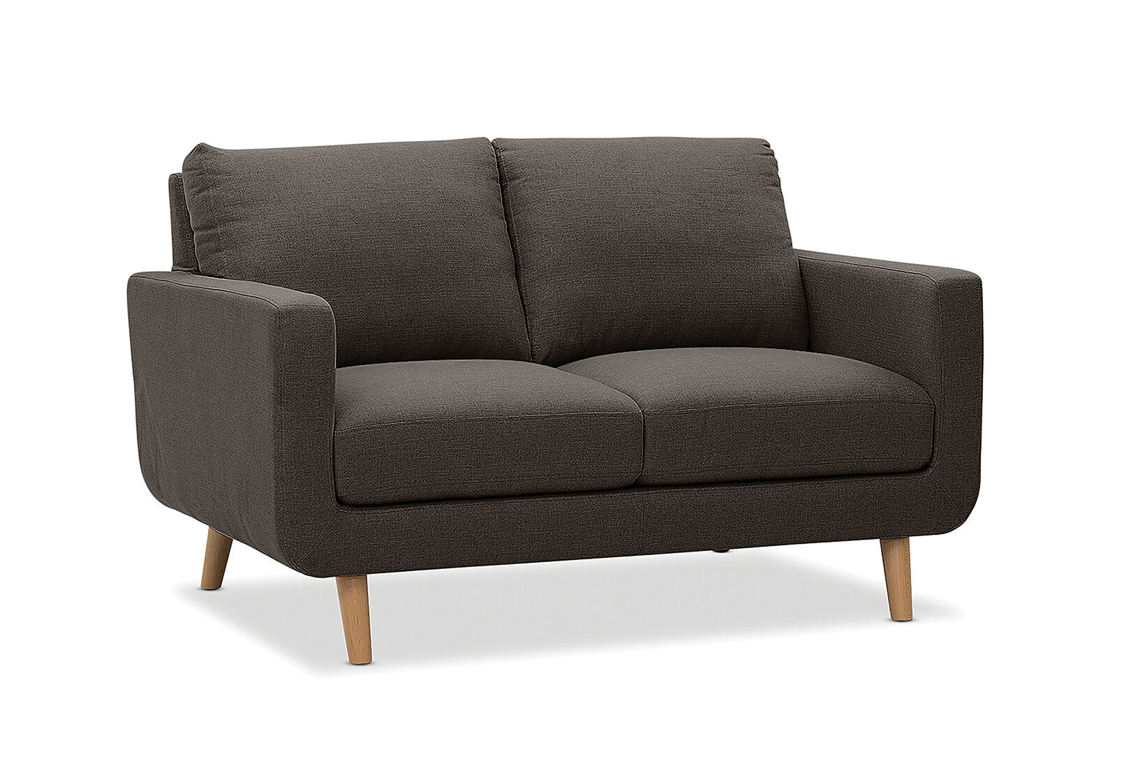 CHOCOLATE PHOEBE Fabric 2 Seater Sofa