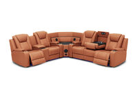 SENTINAL MK2 LEATHER - 5 Piece Corner with LHF Console SENTINAL MK2 LEATHER