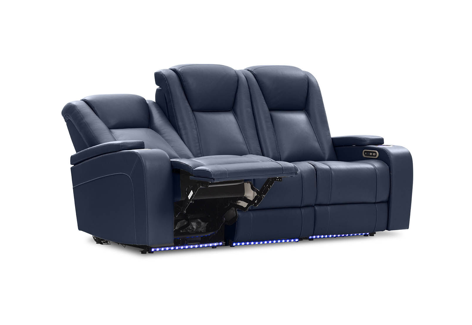 SENTINAL MK2 LEATHER - 3 Seater with 2 Electric Recliners SENTINAL MK2 LEATHER